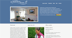 Desktop Screenshot of jkatzchiropractor.com
